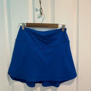 Royal Blue Mini Sport Skirt
